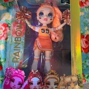 Rainbow High Cheer Doll with Orange Outfit